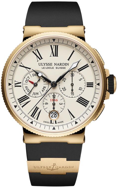 Ulysse Nardin Marine Chronograph Annual Calendar 43mm 1532-150-3/40 Replica Watch